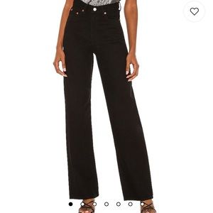 DR. Denim regular/straight high waisted jean